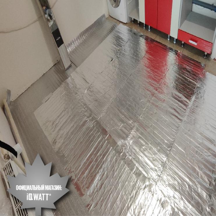Ультратонкий греющий мат IQ LAMINATE MAT 150 Вт/м.кв - 4,0м²