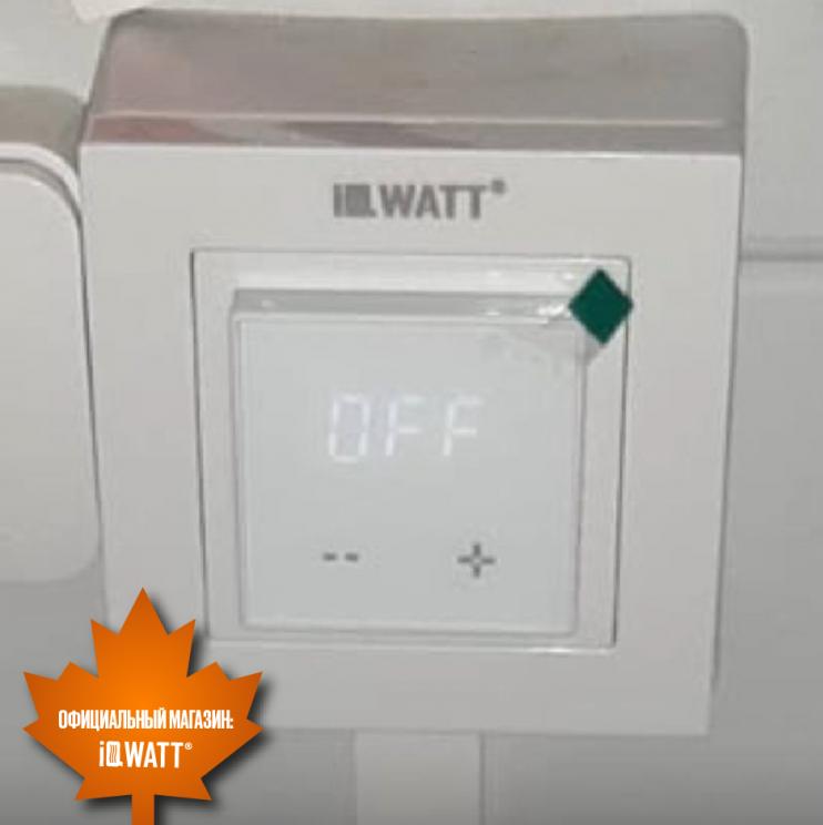 Электронный термостат IQ THERMOSTAT D черный матовый